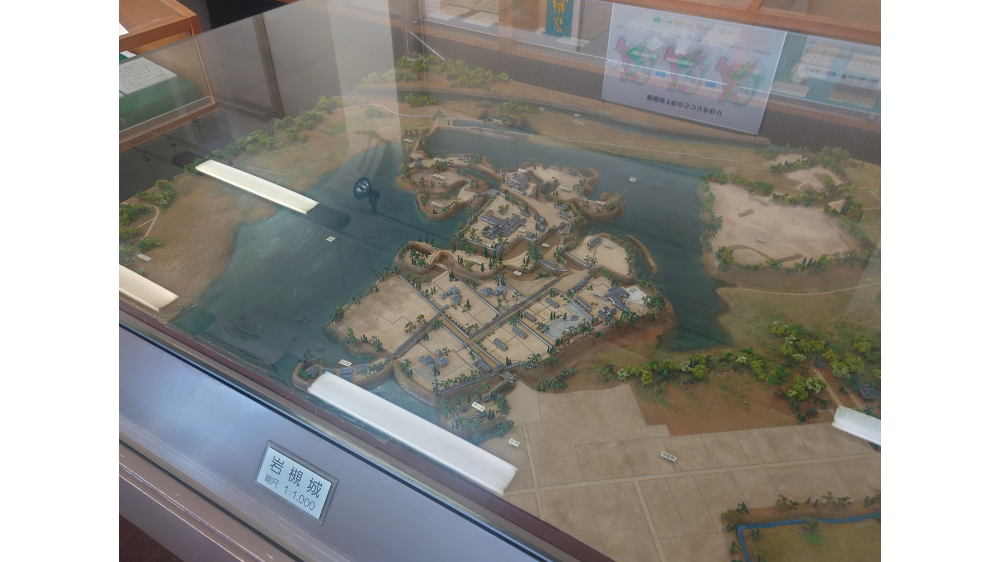 岩槻城の模型