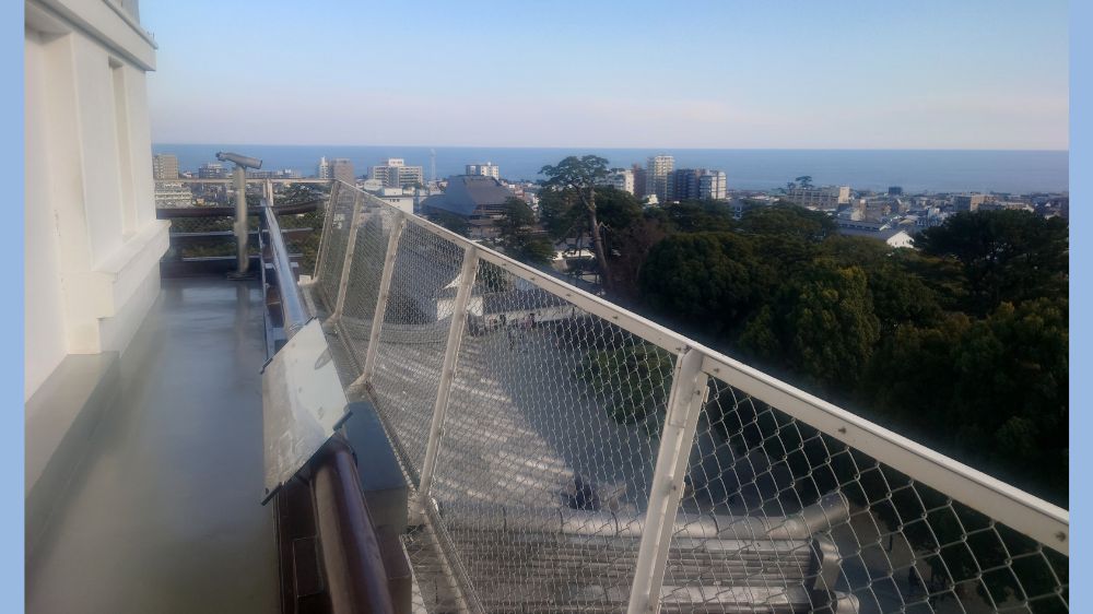 小田原城展望デッキ