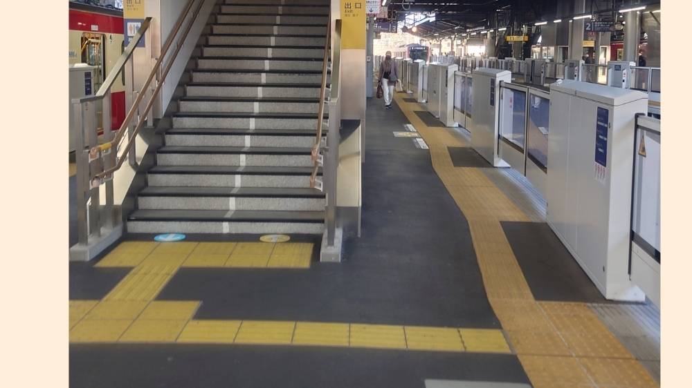 金沢八景駅　駅構内の現地